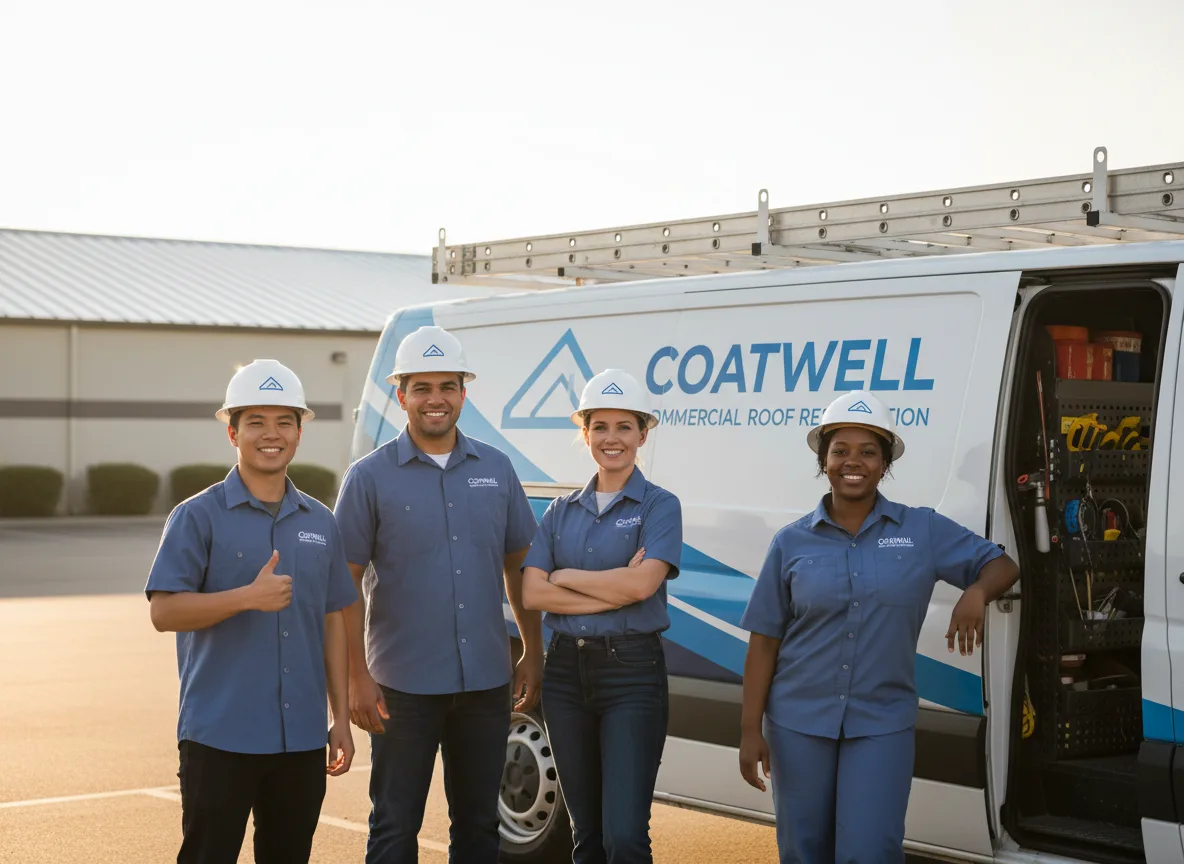 Commercial roof coating company in Sidney, IL